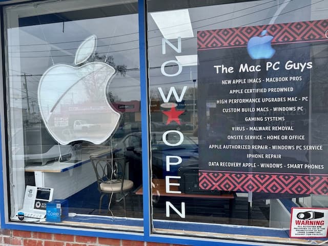 Trusted Apple Authorized Service
The Mac PC Guys - 2821 Merrick Rd. Bellmore, NY
Specializing in MacBook Battery and Screen Replacement, iPhone Battery and
Screen Replacement, Apple Store, and PC Repair Services, Comprehensive Data
Recovery Services, Business Network Onsite Installation.